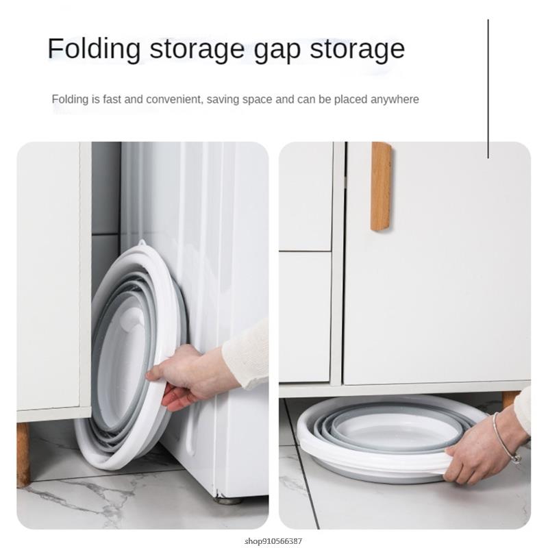 10L Folding Water Emmer Draagbare Opvouwbare Emmers Ruimtebesparend Outdoor Water Emmer Voor Tuin Camping Vissen Auto R1WA