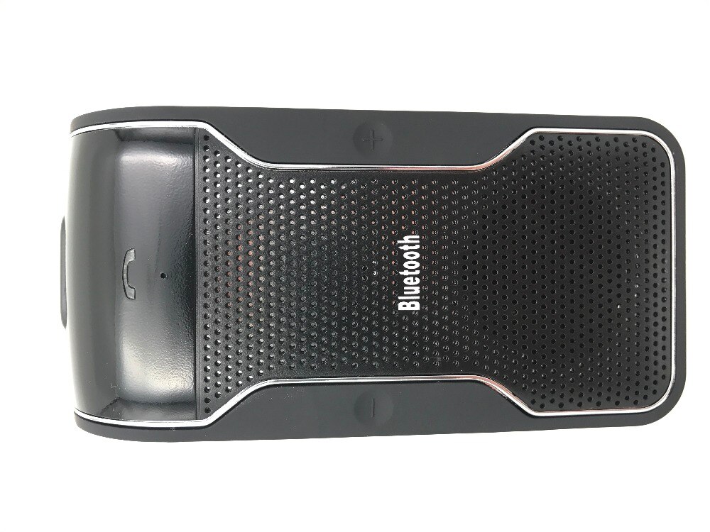 Handsfree Car Kit Speakerphone Wireless Black Bluetooth Sun Visor Clip 10m Distance For iPhone with Car Charger