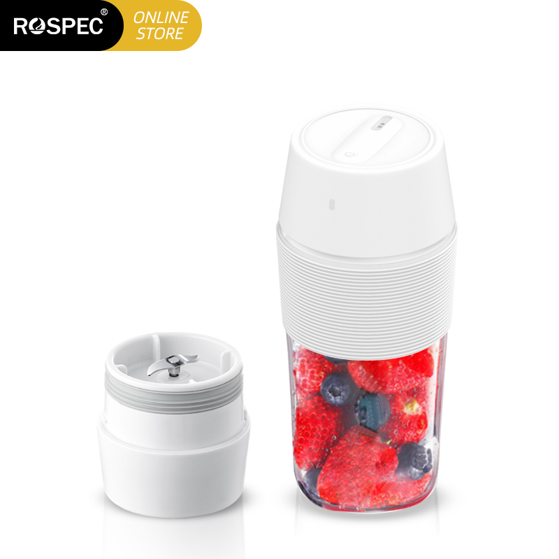 ROSPEC Handhold Juicer Portable Blender 7.4V USB Wireless Electric Fruit Mixer Cup Juicer Smoothie Maker BPA Free Food Processor