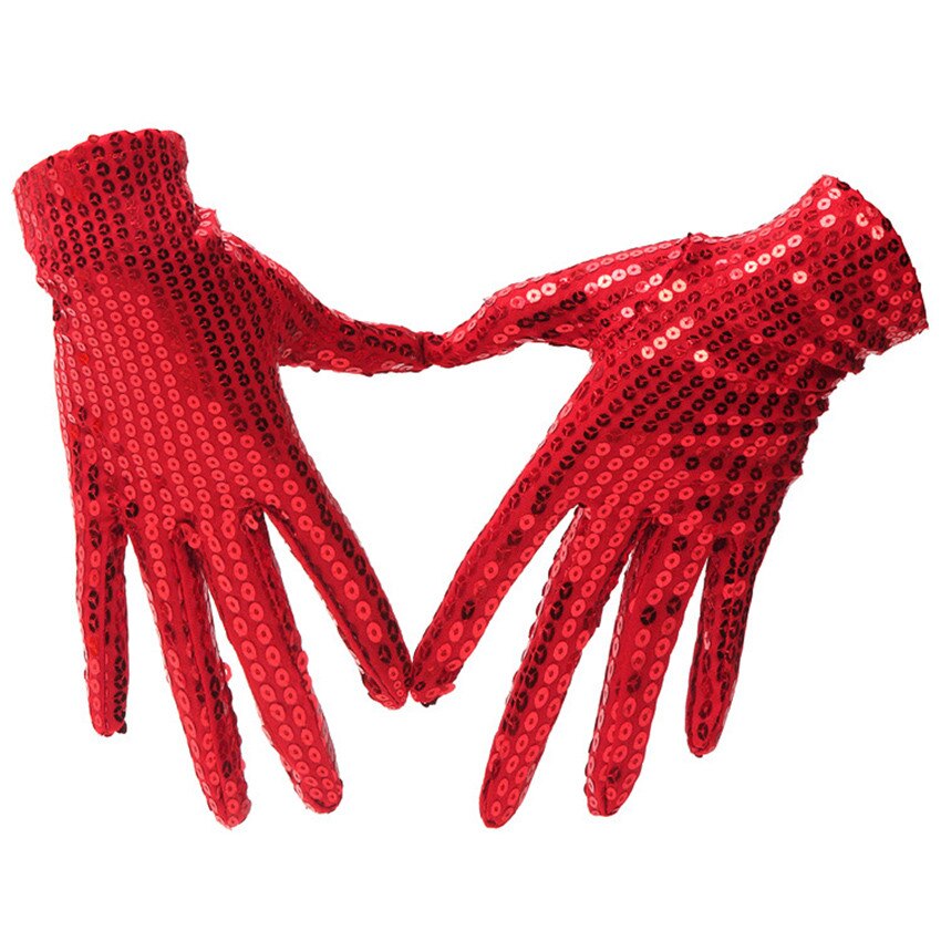 Gants à paillettes pour femmes | De , gants scintillants de poignet de Festival, mitaines de danse pour fête de noël, gants unisexes pour hommes et femmes, gants à main: B