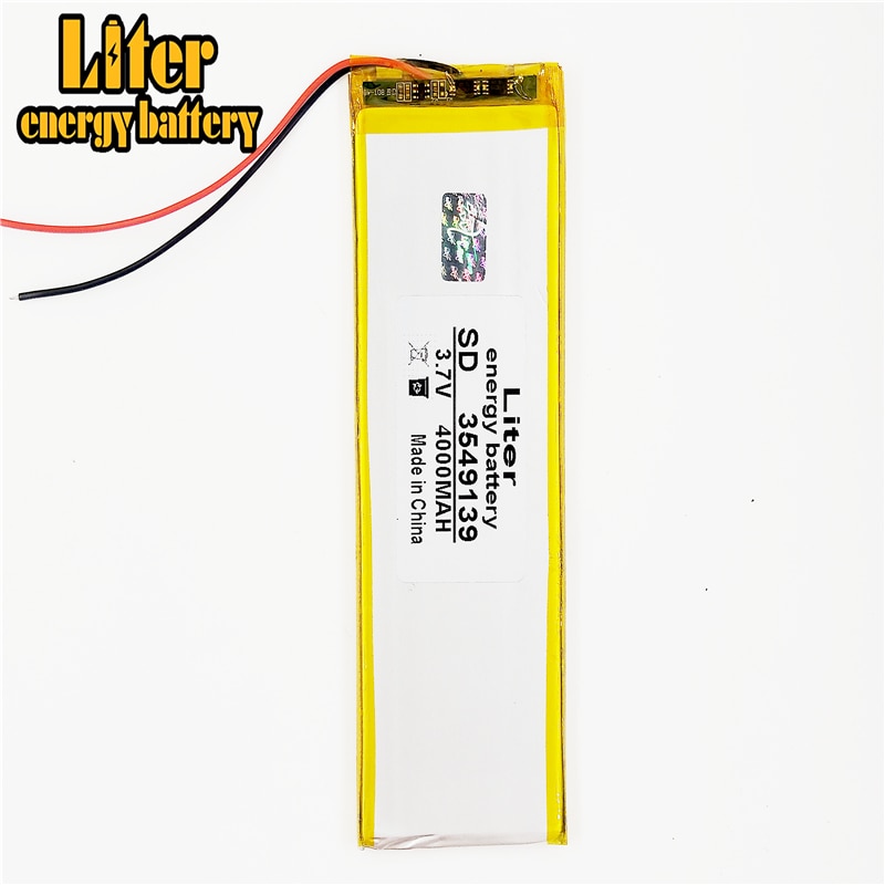 3549139 3.7V 3550140 4000mah Lithium polymère batterie avec panneau de Protection pour PDA tablette PCs produits numériques