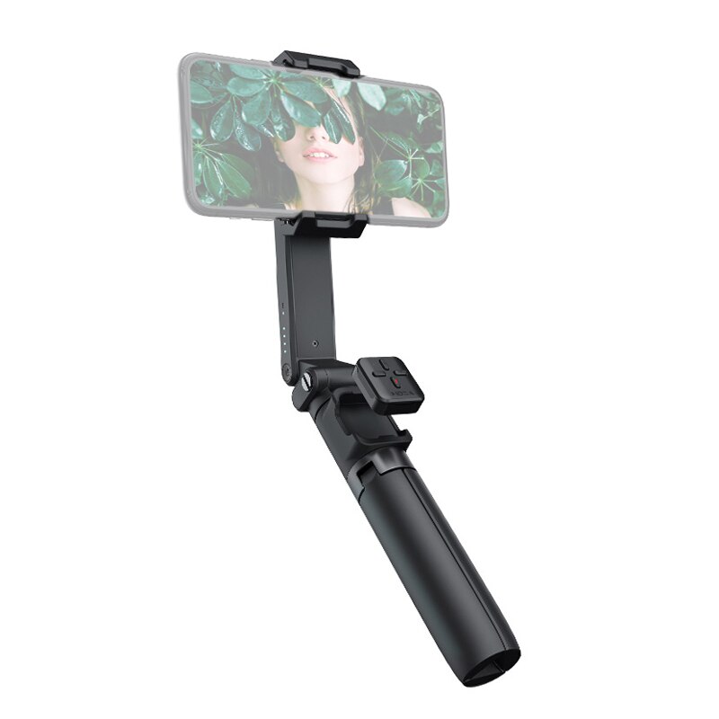 MOZA NANO SE Selfie Stick Stabilizer Portable Extension Handheld Gimbal for iPhone Samsung Huawei Phone for Vlog Travel Shooting: Black