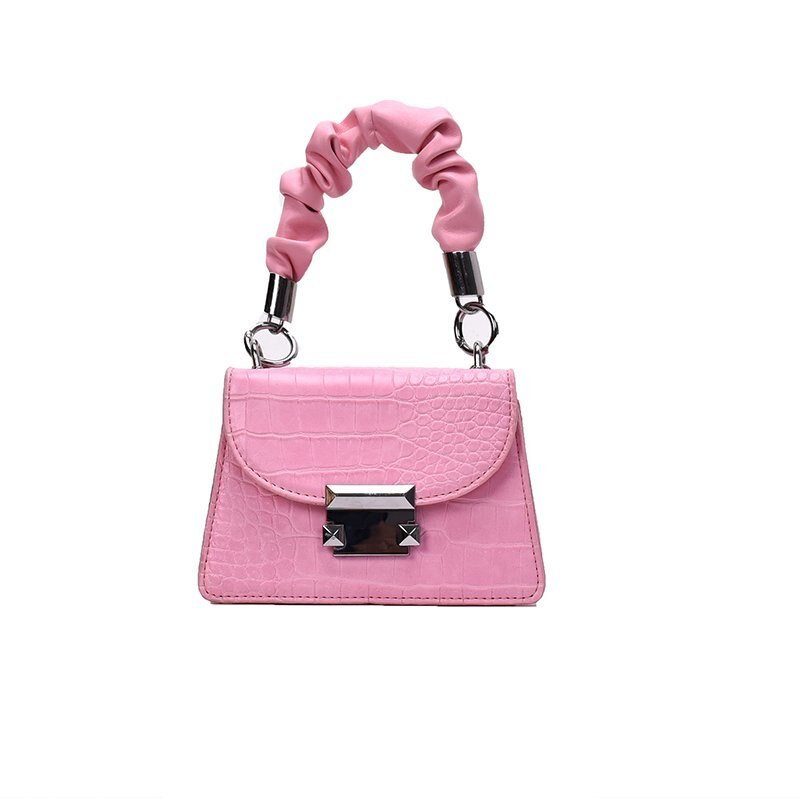 Handtas Vrouwen Tassen Kleine Koppelingen Ladys Crossbody Schoudertas Mini Messenger Bagtrendy Leer Kant Portemonnee Vrouwelijke #30: Pink shoulder bag