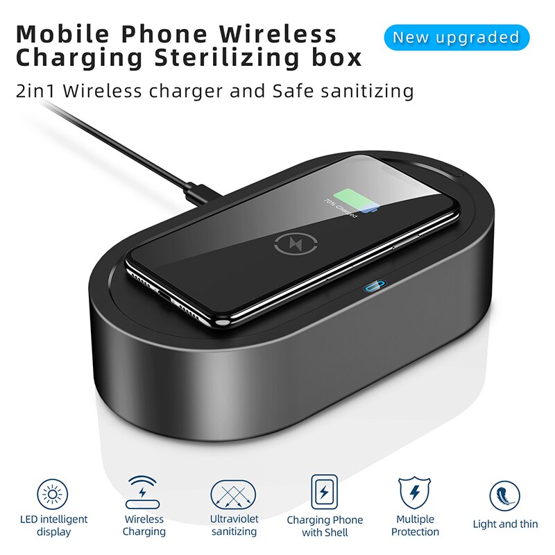 5W Snelle Draadloze Opladen Voor Samsung Galaxy S 20 Telefoon Draadloze Oplader Voor Iphone 11 X Xr Xs Met led Light Indicator