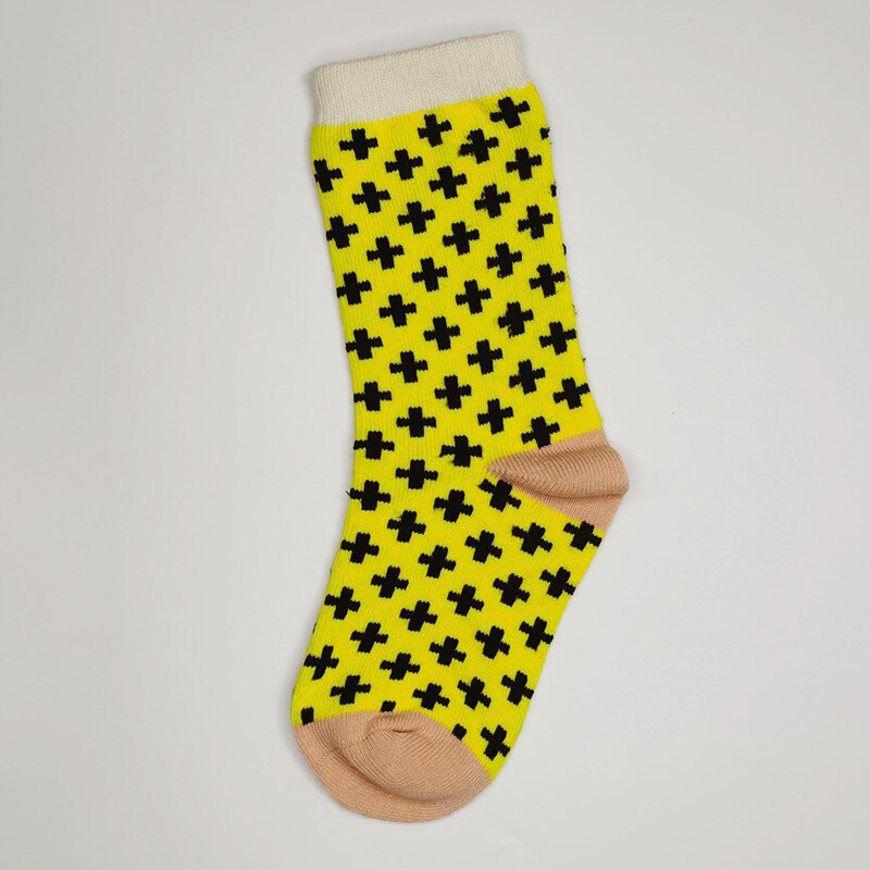 Baby Jongen Meisje Sokken Peuter Katoen Ademende Sokken Koreaanse Mode Katoen Lente Herfst Knie Hoge Kinderen Sokken: YELLOW / 2-3T