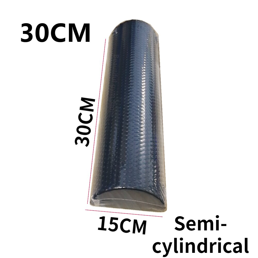 Rouleau demi-cylindre en mousse EVA pour le Yoga,équipement utile pour l&#39;entraînement, blocs, coussins d&#39;équilibre à point flottant, Pilates, massage, 30 – 40 cm,: Marron