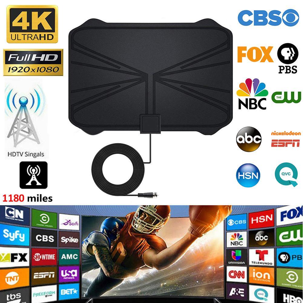 Indoor Antenna HD Digital TV Antenna Amplified HDTV ANTENNA/T2/ATSC HD Digital TV Antenna For
