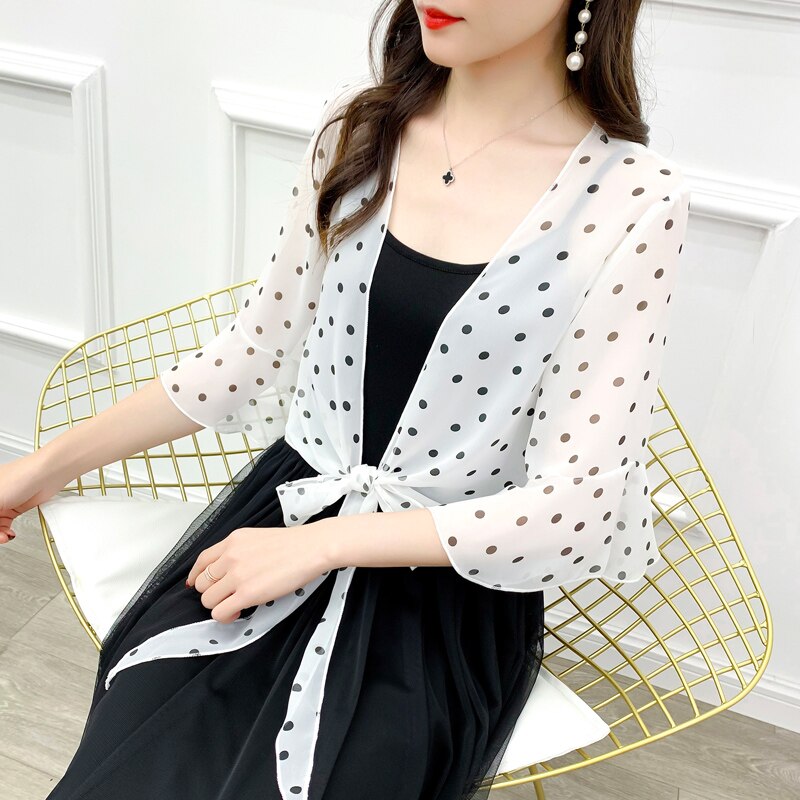 Schwarz Weiß Topf Kurzarm zuckt mit den Schultern Für Frauen Bolero Braut Kap Kleid Jacke Elegante wickelt Sommer Strand Schals Braut Bolero