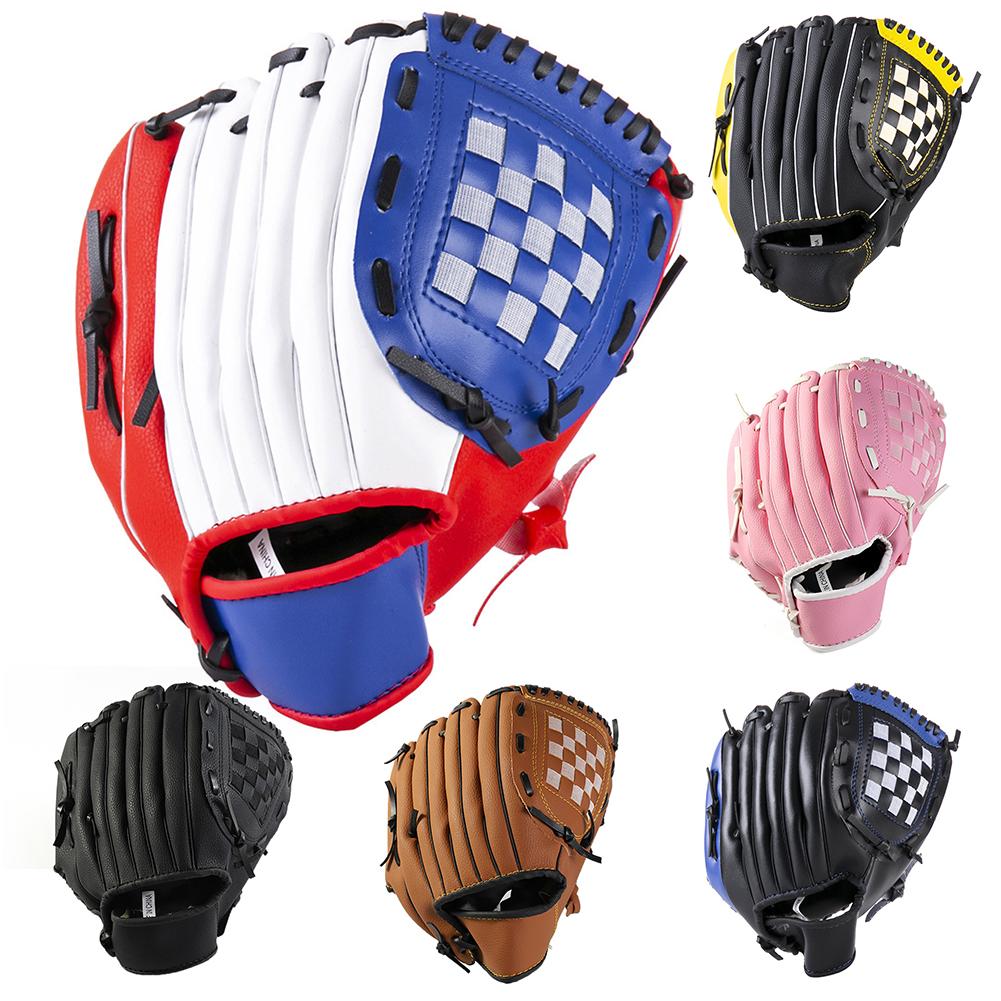 Guantes de béisbol para deportes al aire libre, para jóvenes, entrenamiento práctica de mano izquierda, Softball