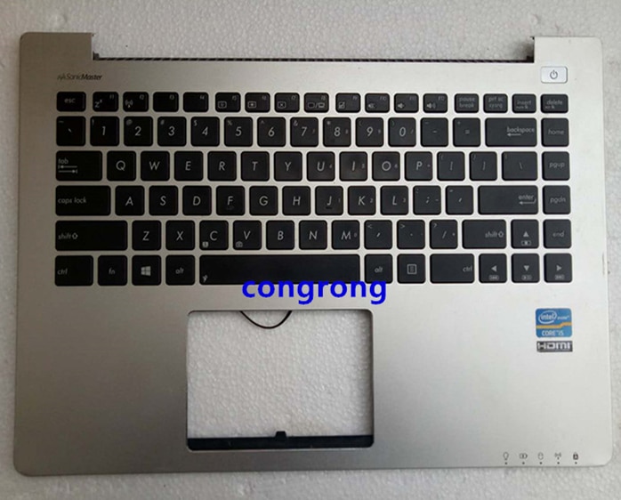 Laptop Keyboard Palm Rest Cover for ASUS VivoBook S400C S400CA Genuine Top Case with Keyboard upper cover