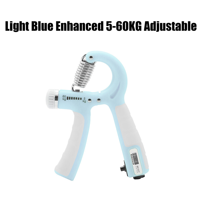 R-Shape Adjustable 10-130 lbs Hand Grip with Counter Sports Strength Exercise Strengthener Gripper Spring Finger Carpal Expander: Ivoor