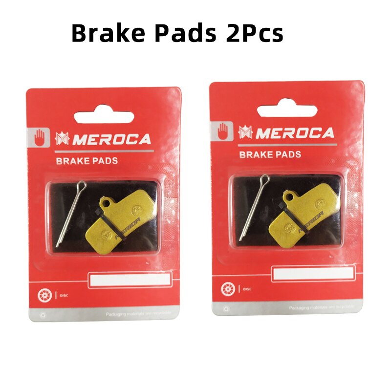ZOOM HB876 – frein à disque hydraulique pour vtt, 4 pistons, 800mm/1400mm, vélo de montagne, huile: Brake Pads 2Pcs