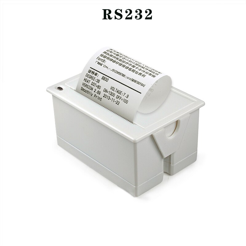 58Mm Mini Thermische Embedded Pos Ontvangst Printer Atm Ticket Parallel Panel Printer Usb Ttl RS232 Kiosk Printer Barcode Arduino: R5822 RS232