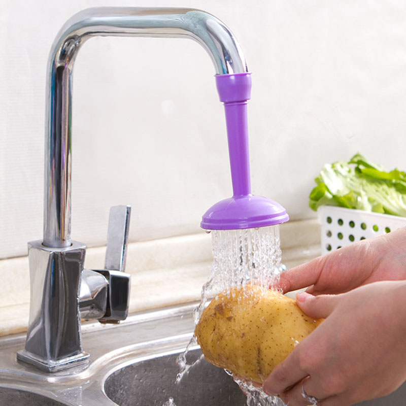 Water Saving Kitchen Faucet Sprayers Adjustable Tap Filter Nozzle Swivel Spout Faucet Kitchen Bathroom Accessories