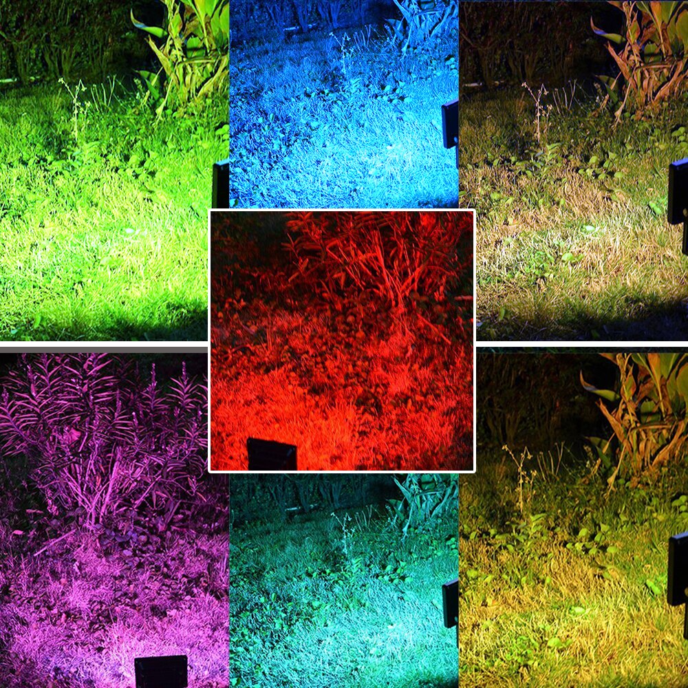 T-SUNRISE Solar Overstroming Licht 10 W RGB Outdoor Verlichting Waterdichte IP65 LED Overstroming Licht met Zonnepaneel LED Spots Tuin lamp