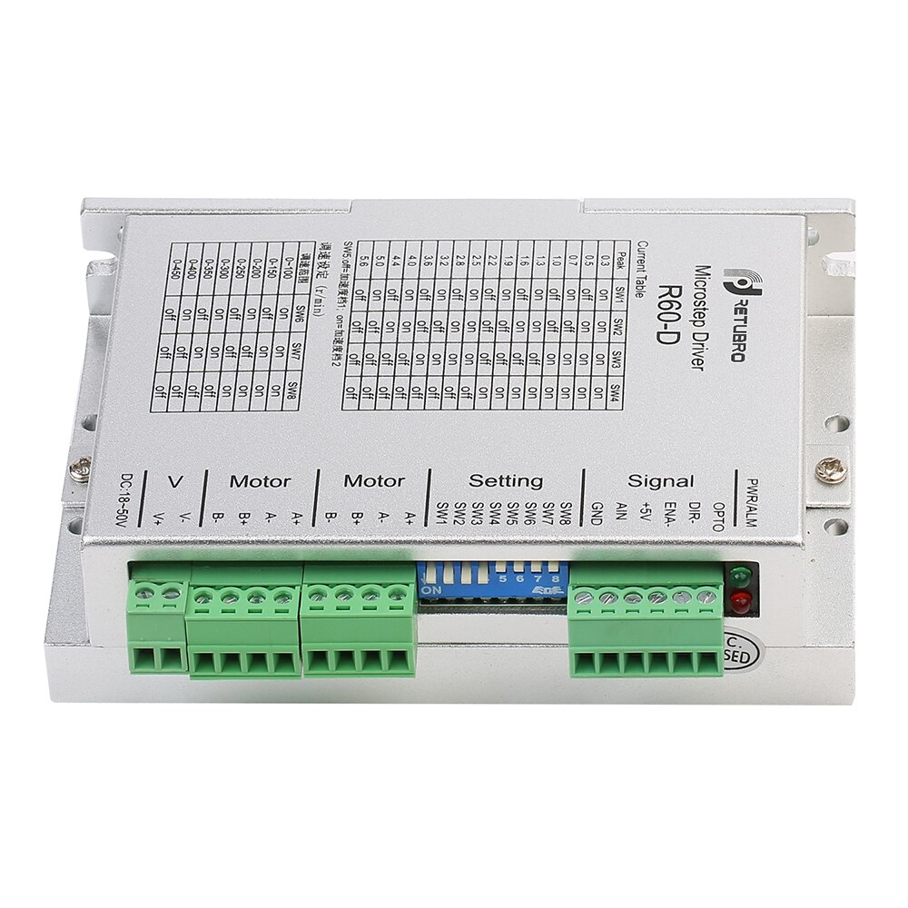 VEVOR 5 STKS Geïntegreerde Stappenmotor Elektrisch, Staphoek 1,8