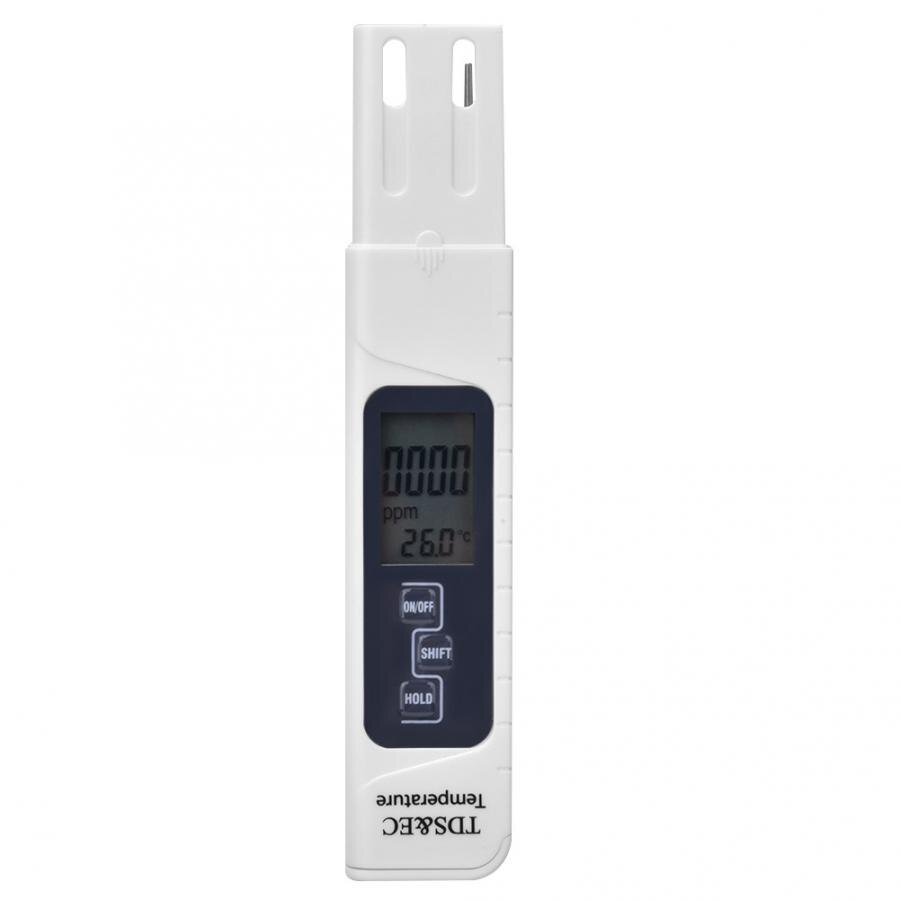 Water test pen conductivity meter Multifunction Portable Digital TDS Temperature EC Meter Electrical Conductivity Tester