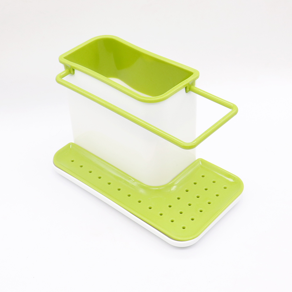 Plastic Racks Organizer Caddy Storage Kitchen Sink Utensils Holders Drainer Integrated Drainer Good Kitchen Tool: Green