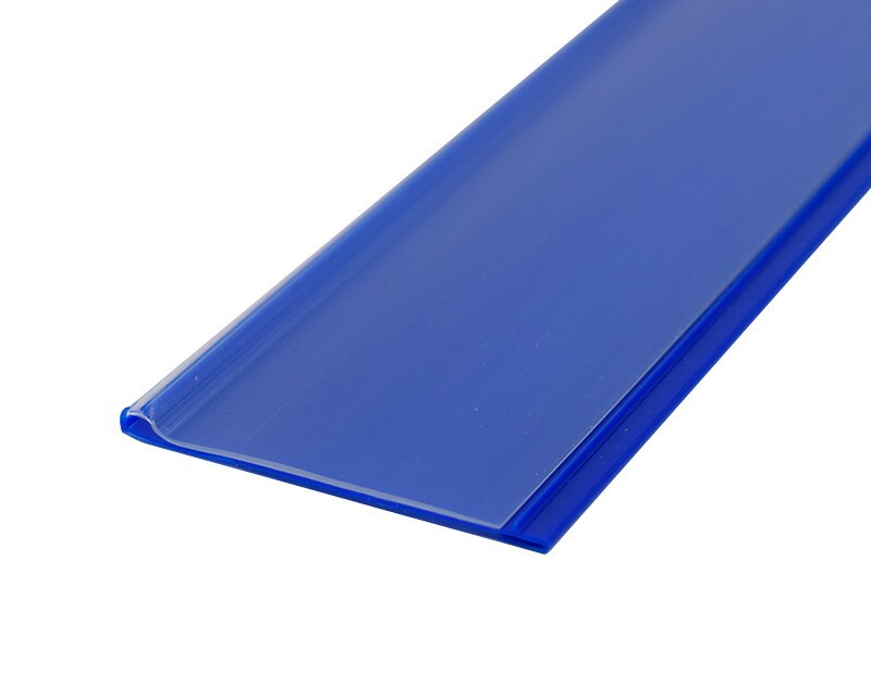 Clear PVC Data Label Holder Strip Plastic Price Tag Holder