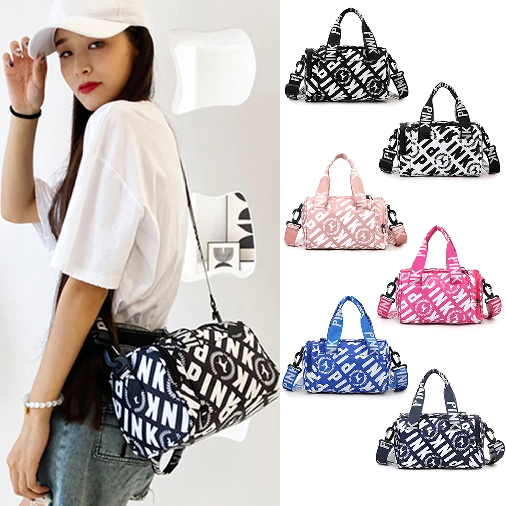 Mochila esportiva feminina multifuncional pequena bolsa de treinamento de fitness resistente ao desgaste alça ajustável com zíper para viagens natação