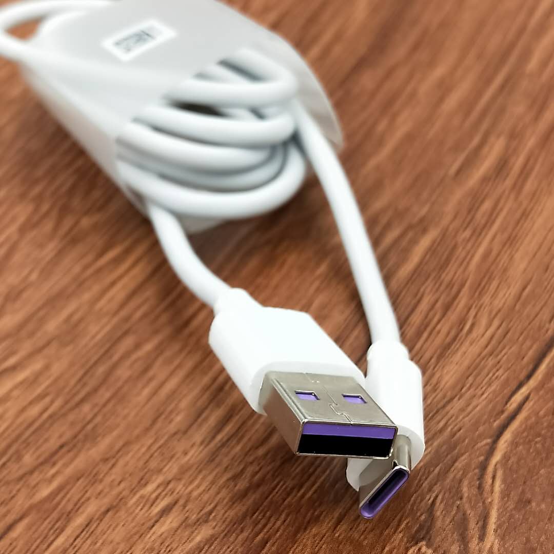 Original Huawei P40 P30 USB Supercharge Charger 5V 4.5A Plug Adapter 1M Type C Cable For P20 Honor 20 30 Mate 40 Nova 5T 5 Pro