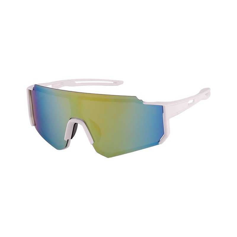 Cycling Glasses Outdoor Sports Sunglasses for Men and Women UV400 Shades: WHITE