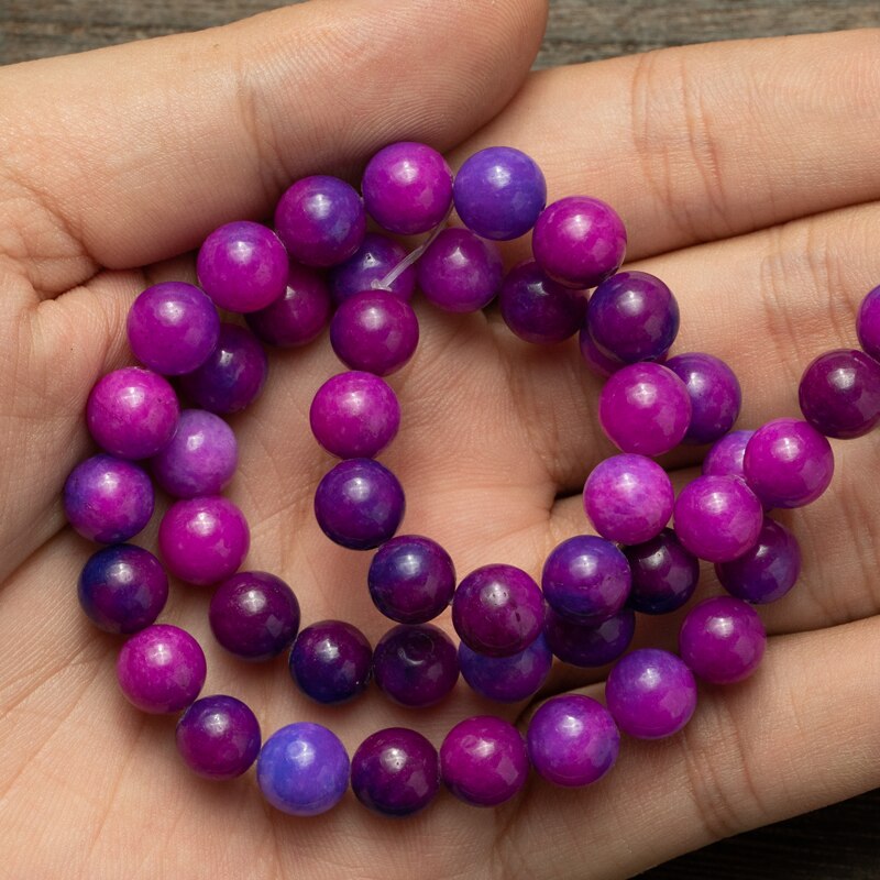 Sugilite Natural Stone Beads Round Loose Beads 4 6 8 10 12mm for Jewelry Making DIY Bracelet Necklace Accessories