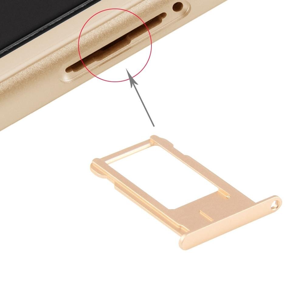 voor iPhone 6 Plus Kaart Lade reparatie: Goud