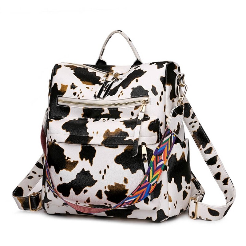 Vrouwen Rugzak Pu Anti-Diefstal Toevallige Schoudertas Mode Dames Satchel Tassen M68C