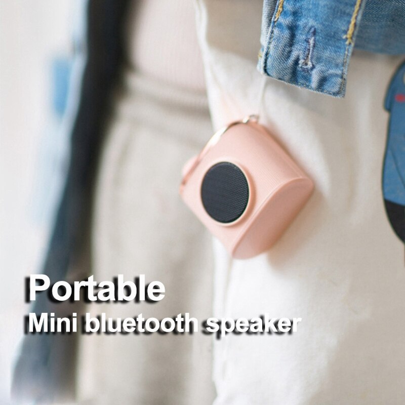 Wireless Mini Translator Bluetooth Speaker Portable Translation Device ligent Voice Pink