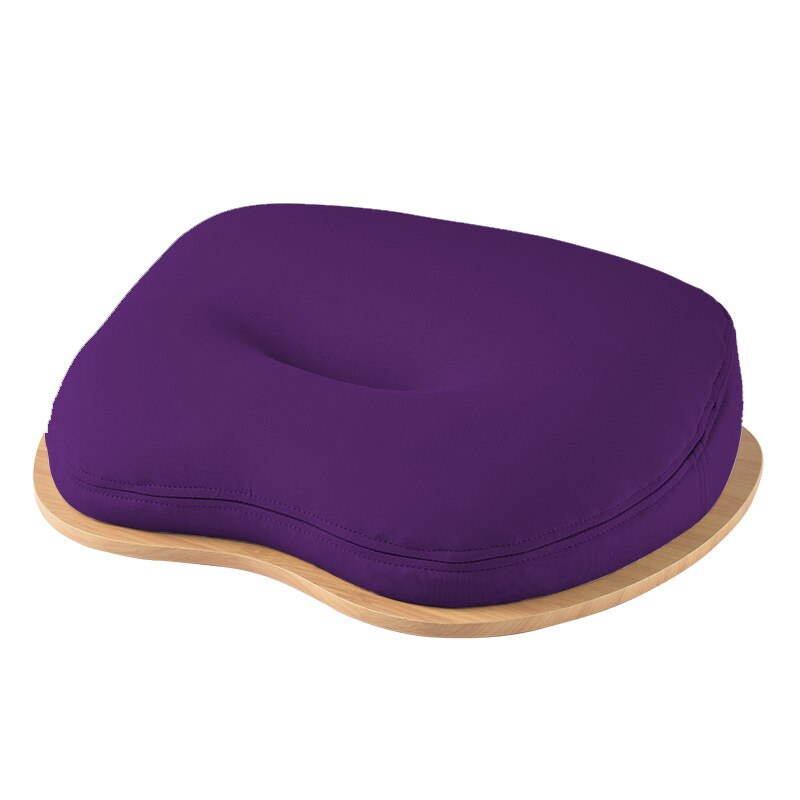 Draagbare Bamboe Laptop Tafel Kussen Schoot Bureau Boekenplank Lade Tablet Stand Handige Leren Bureau Houder Voor Bed Notebook Outdoor: deep purple