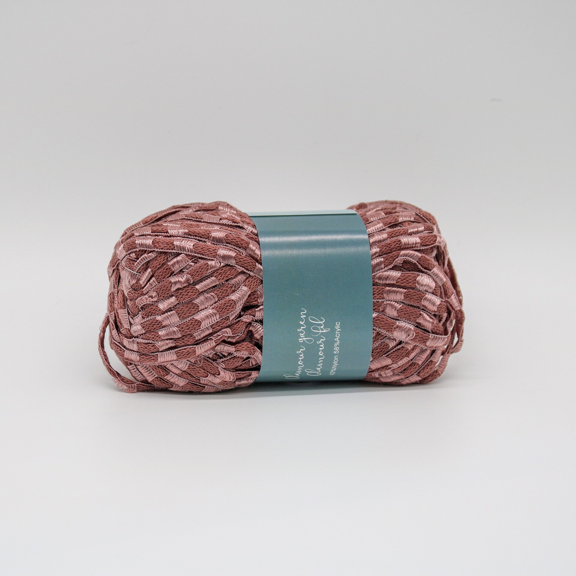 Fil à tricoter de ruban plat, fils de chenil, bricolage, écharpe, pull, Nylon, mélange acrylique, crochet, écharpe, chapeau, fil de couverture: 2