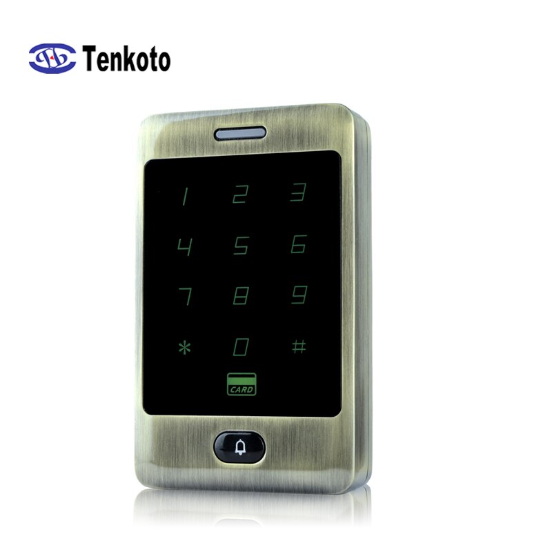 Metalen wiegand contactloos digitaal toetsenbord, id-kaart, ic-toegangscontrole, touch-wachtwoordvergrendeling, rfid-lezer