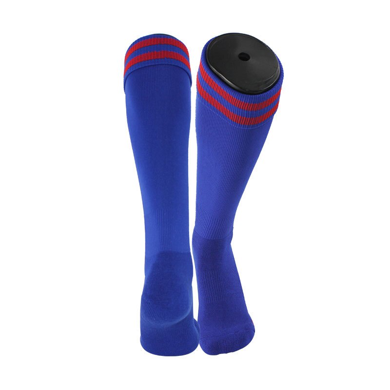 Brothock Fußball socken Familie Eltern und kind größe trainingsschweiß dry anti-skid strümpfe socken outdoor studenten sport socken: Blue / XS 27-30 kids