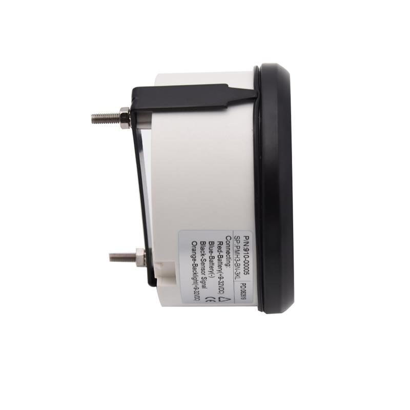 85Mm 0-3000 Rpm Wit Elektrische Marine Boot Toerenteller Gauge Voor Diesel Motor Motor Tacometro Rpm Meter Met lcd Urenteller