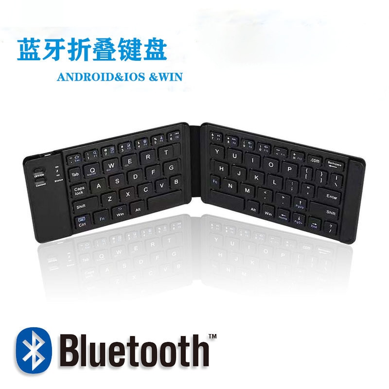 Mini Bluetooth Wireless Folding Keyboard Mobile Phone Tablet Silent Office Mini Small Keyboard