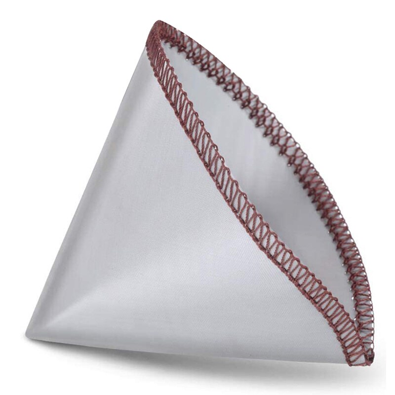 Reusable Pour Over Coffee Filter Mesh Paperless Coffee Filter Stainless Steel Cone Filter 3 To 4 Cup Coffee Drip Filter