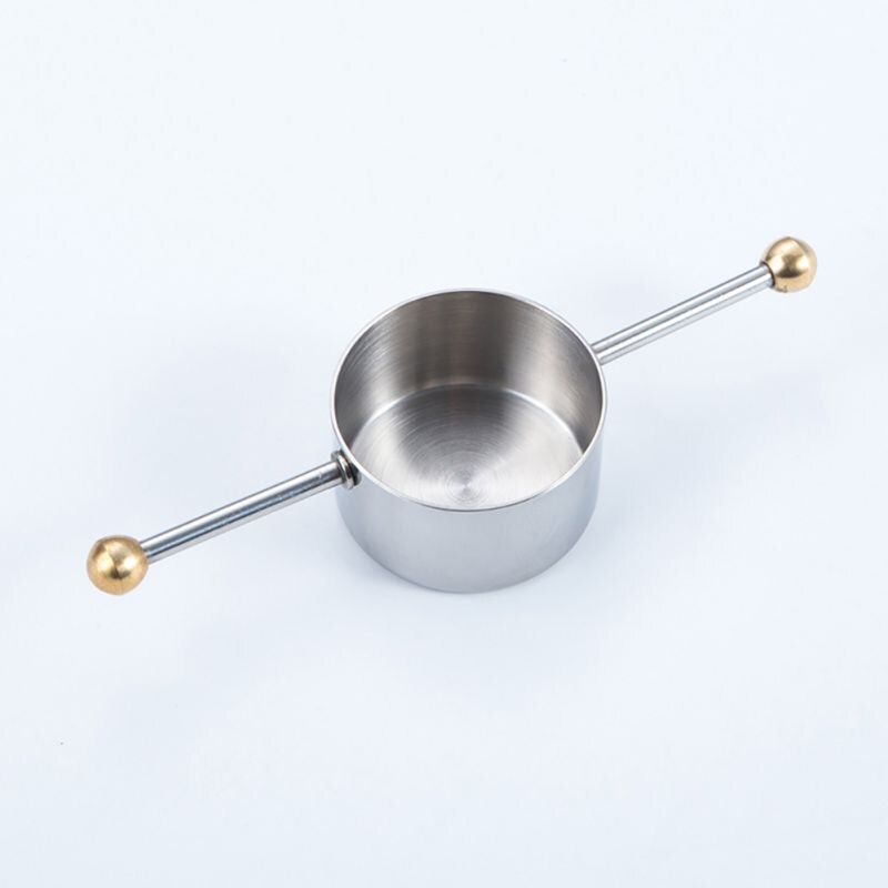 Rustfritt stål whisky vin målebeger 30ml presis jigger måleenhet cup