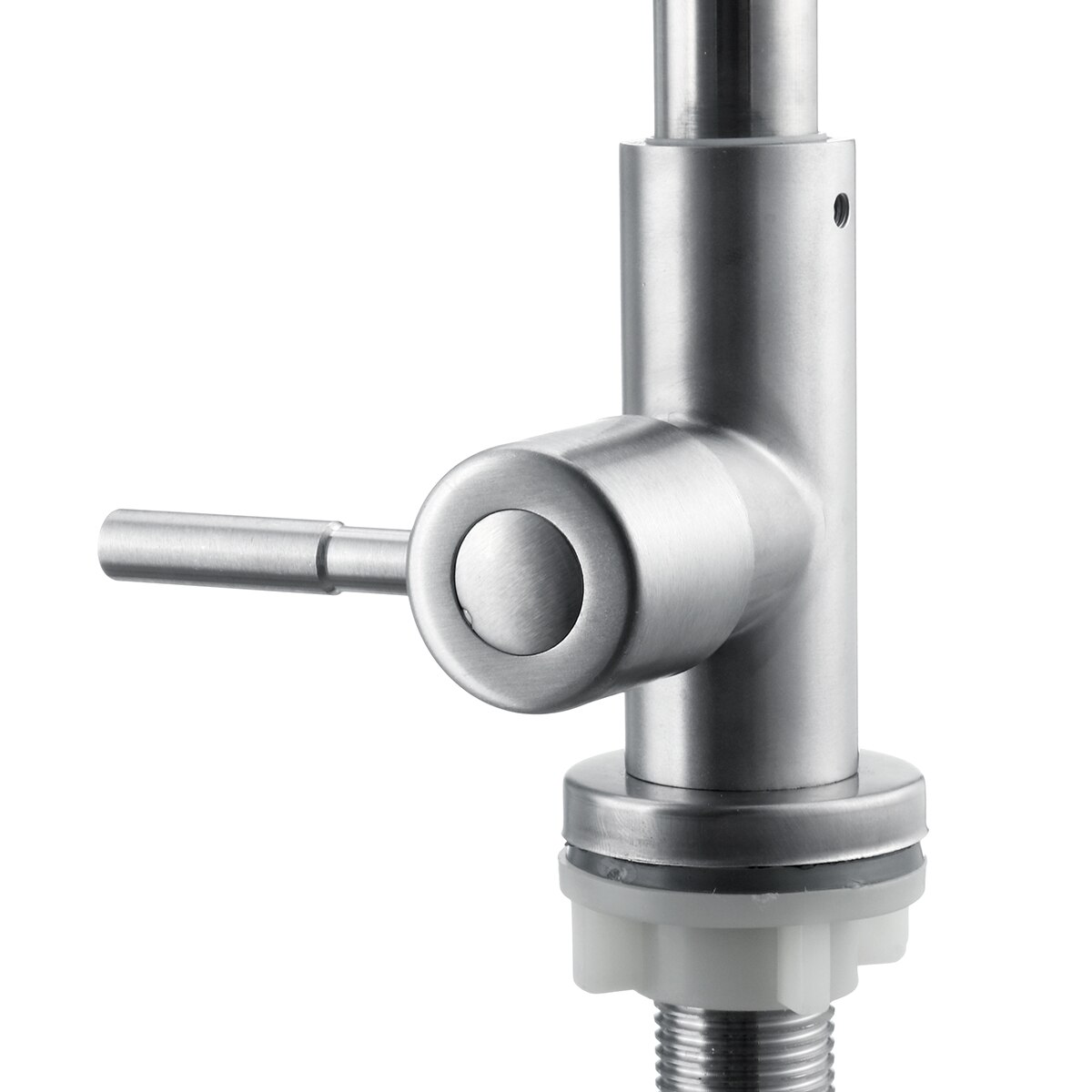 Kitchen faucet stainless steel single handle sink faucet curved single cold faucet crane bathroom basin faucet panel installatio