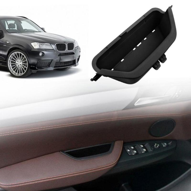 Auto voorste linker deur binnenzijde handgreep afdekking met opbergvak auto-styling accessoires voor bmw  x3 f25 x4 f26 11-17