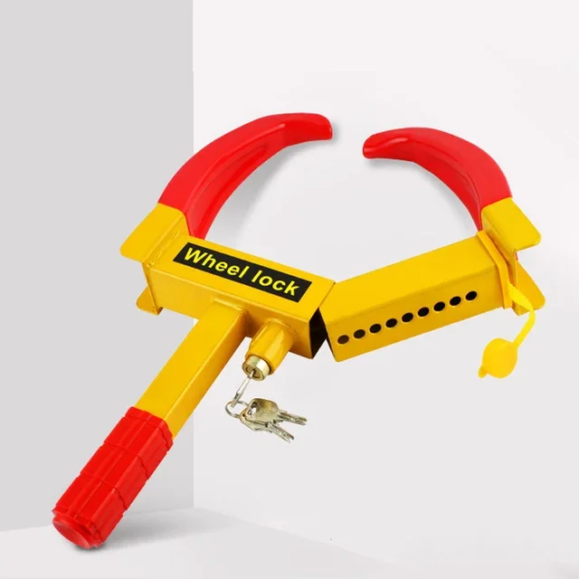 Blocco per pneumatici per camion per auto Blocco antifurto Blocco per morsetto per ruota portatile per carichi pesanti Gancio per pneumatici Rimorchio Montaggio universale per auto Accessorio per auto: Default Title