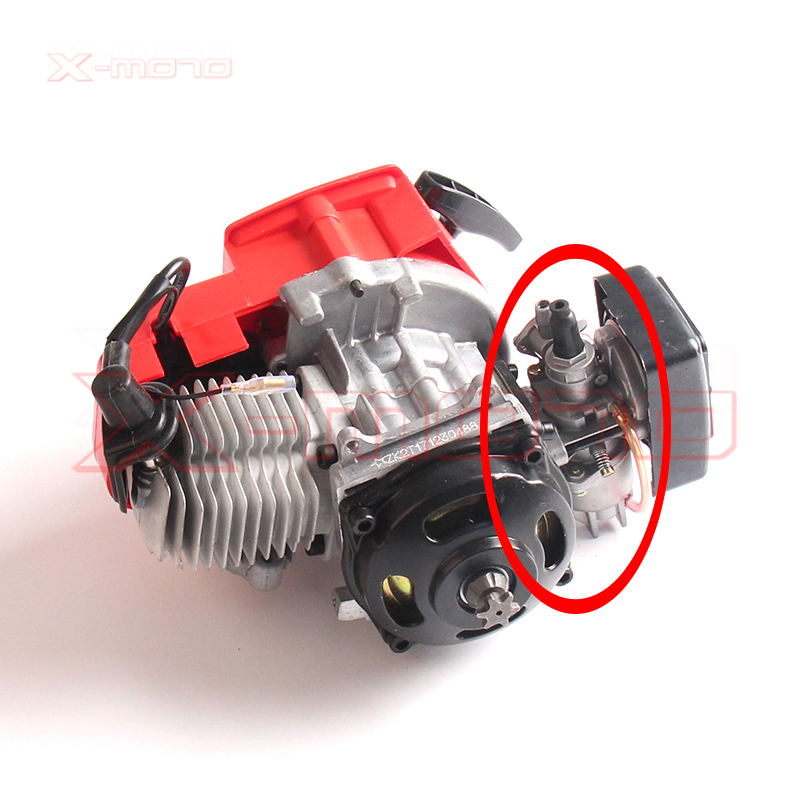 Carburetor Pocket Bike 47cc 49cc Engine Carb with Steel 44mm Air Filter For 2 stroke Mini Moto Quad ATV Dirt Bike Go Kart Buggy