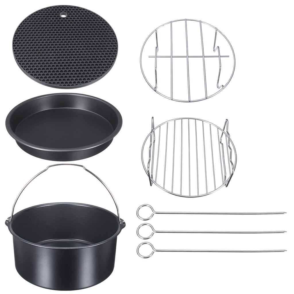Air Fryer Accessory Kit BBQ Roast Kitchen Baking For DISHWASHER SAFE