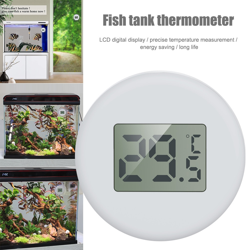 Aquarium Thermometer Digitale Lcd Water Terrarium Temperatuur Monitor Voor Aquarium _ Wk