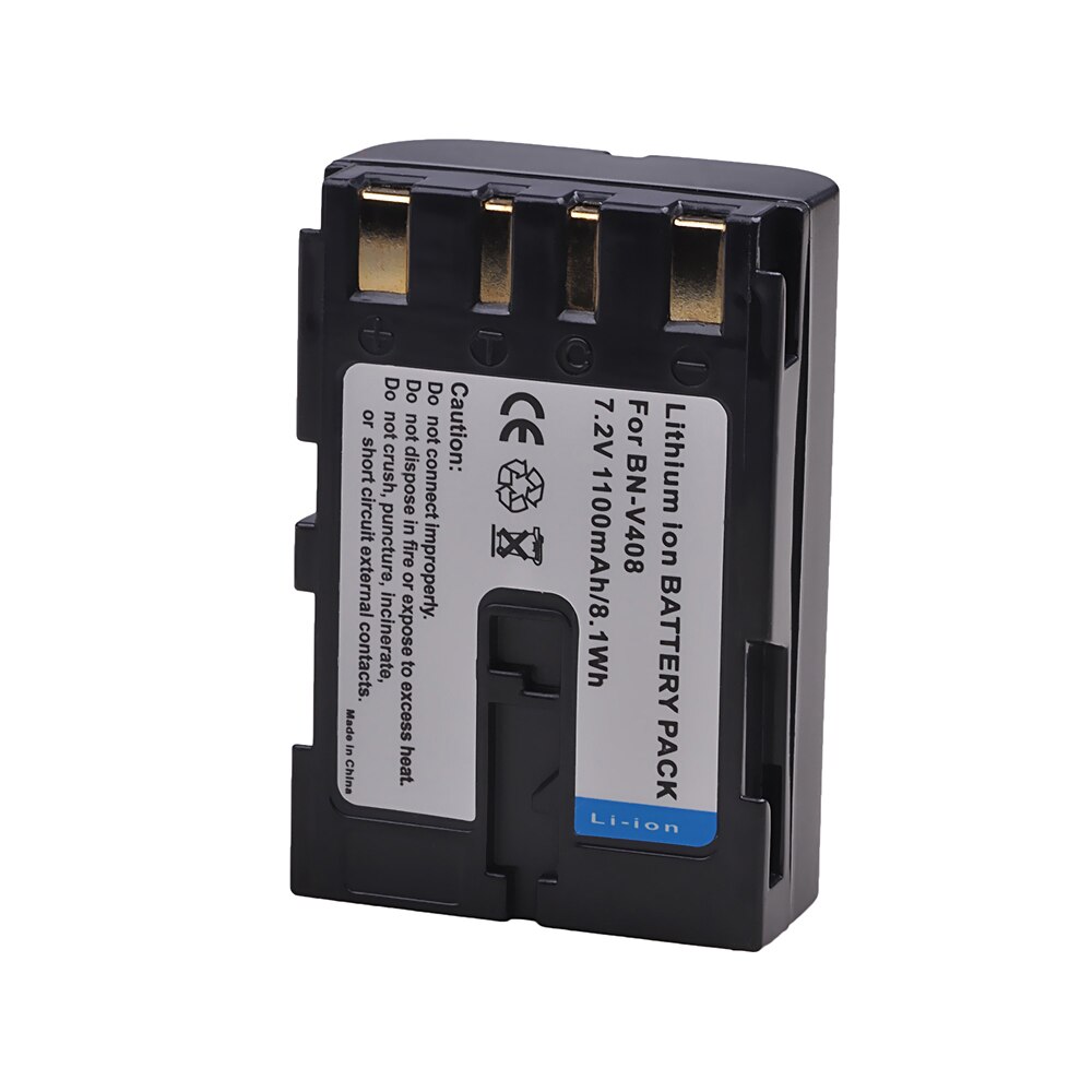 1100mAh 7.2V BN-V408U BNV408U BN-V408 BNV408 Battery for JVC GR-D230US GR D30 D30E D30U D30US D31EK D31US D32 Camcorder.