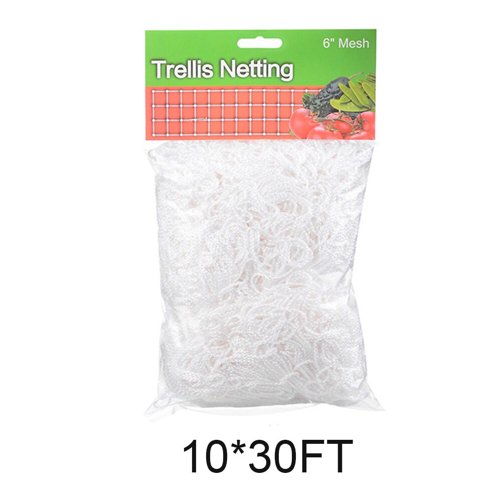 Hydrocultuur tuin vierkante ondersteuning polyester accessoires gaas trellis netten fruit groenten klimplanten komkommer plant klimnet