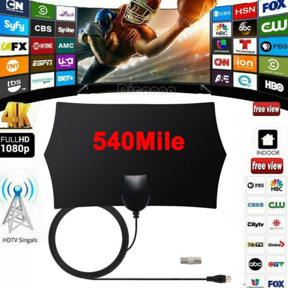 540 Mile Range Antenna TV Digital HD Skywire Antena Digital HDTV 1080p Indoor Tv Antenna