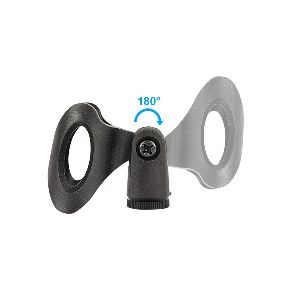 Camvate universal-mikrofonklemme für mikrofonstative mit 5/8 "-2"-stecker und -27 "- to 3/8 " --16 "-buchsen-mikrofonschraubenadapter aus kunststoff