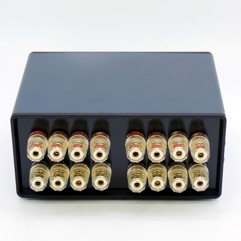 Splitter selettore audio stereo A/B per amplificatore di potenza/altoparlante 2-IN-2-OUT