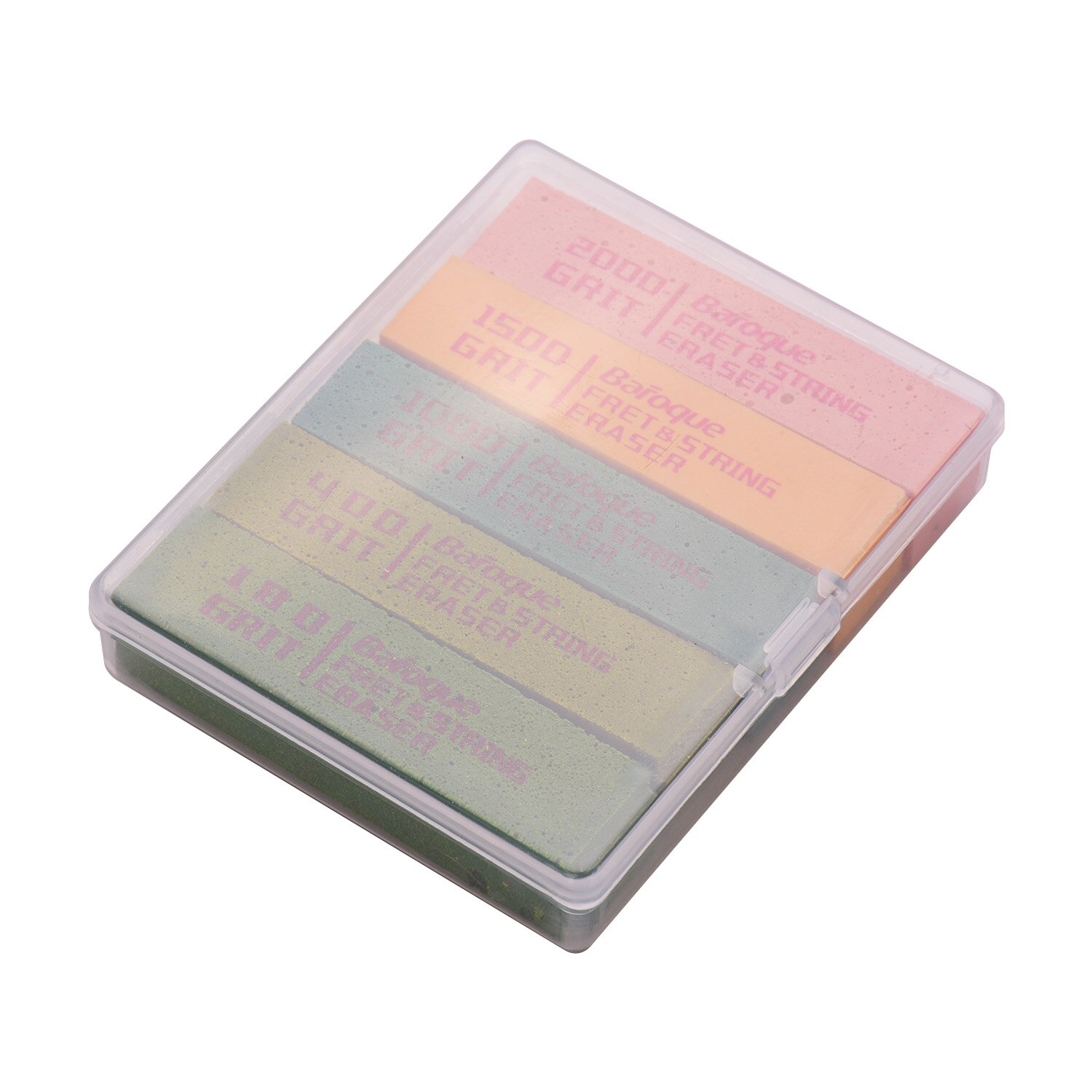 Gomme per lucidare i tasti per chitarra gomma abrasiva per filo per tasti 180 e 400 e 1000 e 1500 e 2000 grana per kit di manutenzione per chitarra